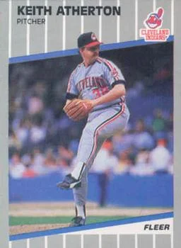 1989 Fleer Update Keith Atherton #U-24 card image