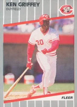 1989 Fleer Update Ken Griffey #U-84 card image