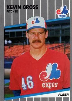 1989 Fleer Update Kevin Gross #U-96 card image