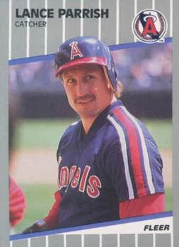1989 Fleer Update Lance Parrish Variant #U-15 card image