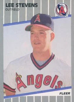 1989 Fleer Update Lee Stevens XRC #U-16 card image