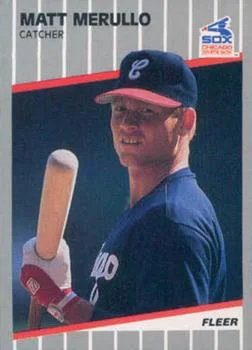 1989 Fleer Update Matt Merullo XRC #U-21 card image