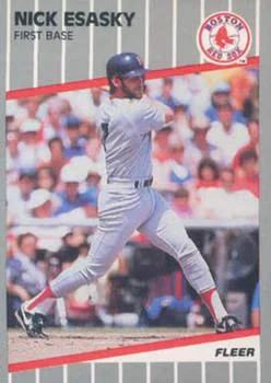 1989 Fleer Update Nick Esasky #U-9 card image