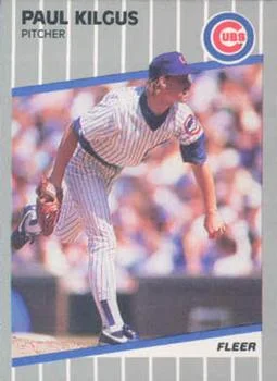 1989 Fleer Update Paul Kilgus #U-76 card image