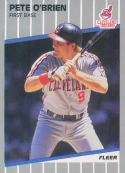 1989 Fleer Update Pete O'Brien #U-29 card image