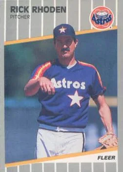 1989 Fleer Update Rick Rhoden #U-89 card image