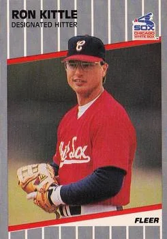 1989 Fleer Update Ron Kittle #U-20 card image