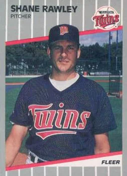 1989 Fleer Update Shane Rawley #U-44 card image