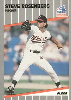 1989 Fleer Update Steve Rosenberg #U-22 card image