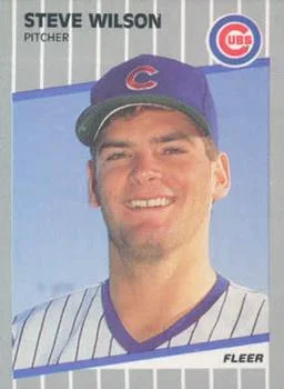 1989 Fleer Update Steve Wilson #U-82 card image