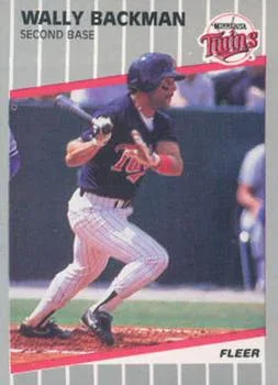 1989 Fleer Update Wally Backman #U-43 card image