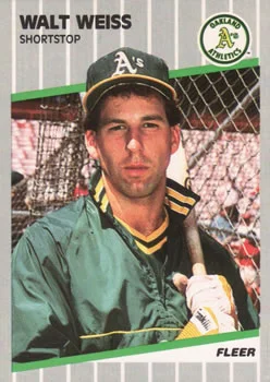 1989 Fleer Walt Weiss #24 card image