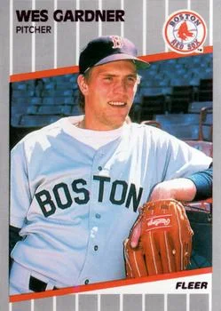 1989 Fleer Wes Gardner #88 card image
