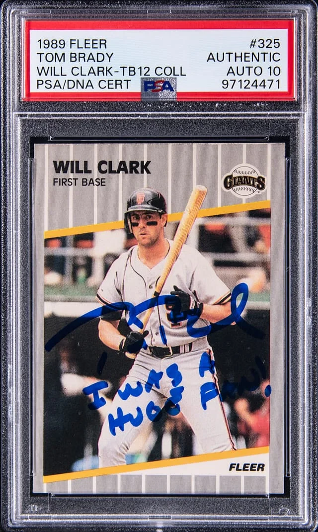 1989 Fleer Will Clark, TB12 Collection #325 card image