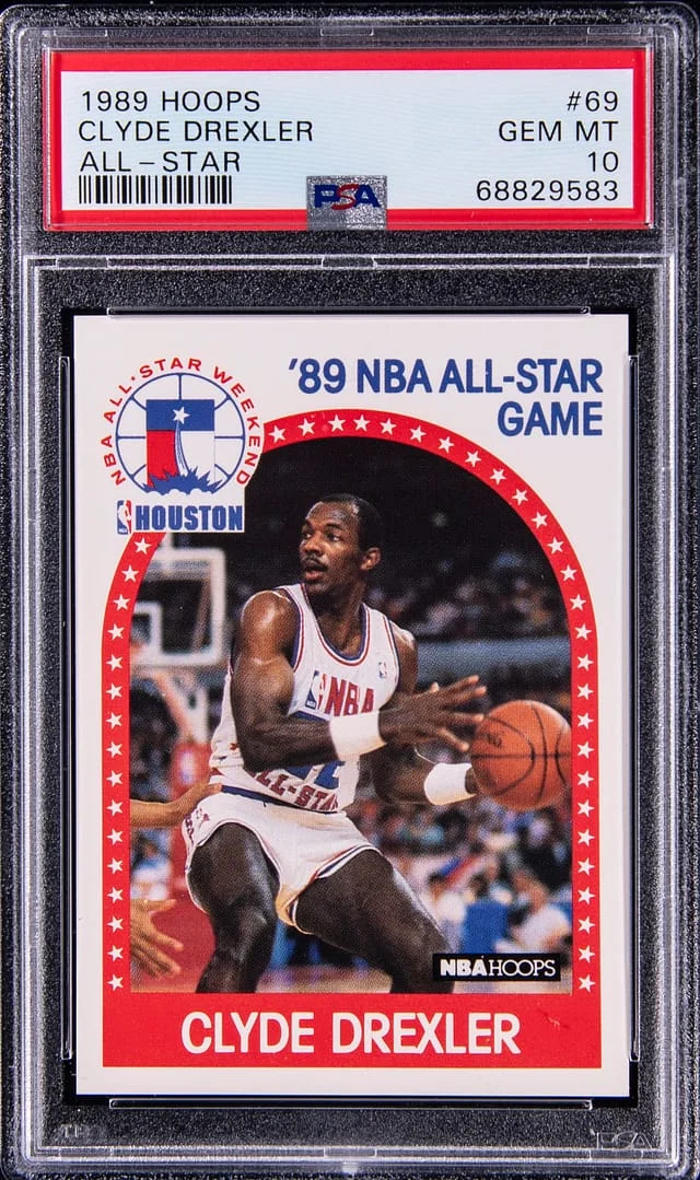 1989 Hoops Clyde Drexler All-Star #69 card image