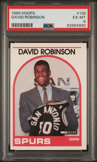 1989 Hoops David Robinson #138 card image