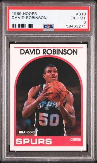 1989 Hoops David Robinson #310 card image