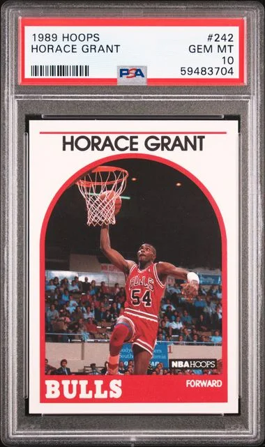 1989 Hoops Horace Grant #242 card image