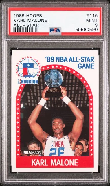 1989 Hoops Karl Malone #116 card image