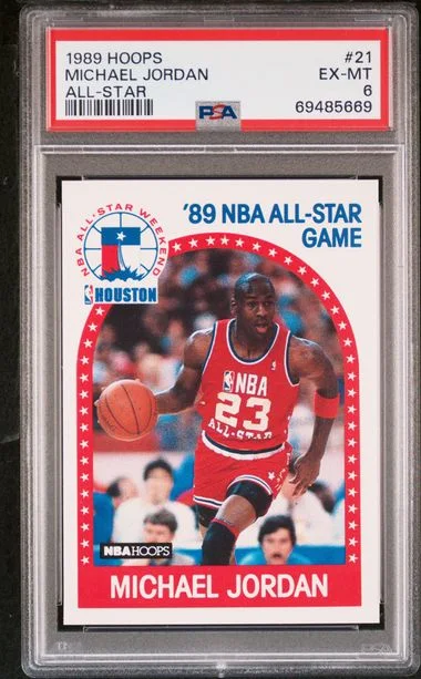 1989 Hoops Michael Jordan #21 card image
