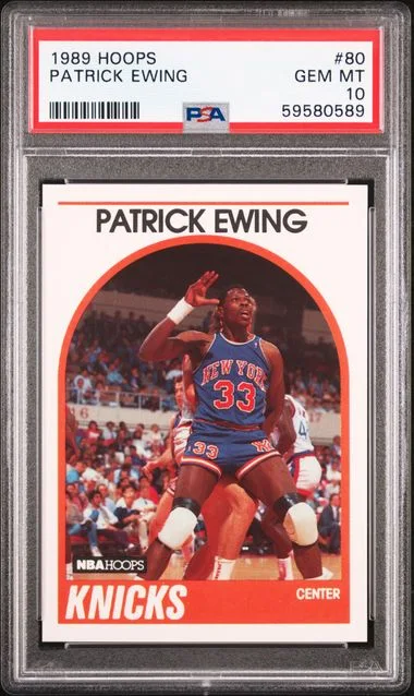 1989 Hoops Patrick Ewing #80 card image