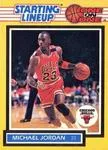 1989 Kenner Starting Lineup Cards One on One Michael Jordan #4120026010 card image