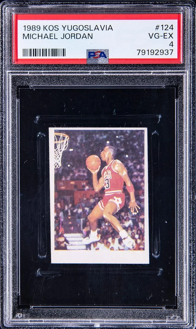 1989 Kos Yugoslavia Michael Jordan #124 card image