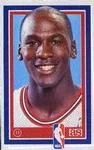 1989 Los Ases de la NBA Spanish Stickers Michael Jordan #13 card image
