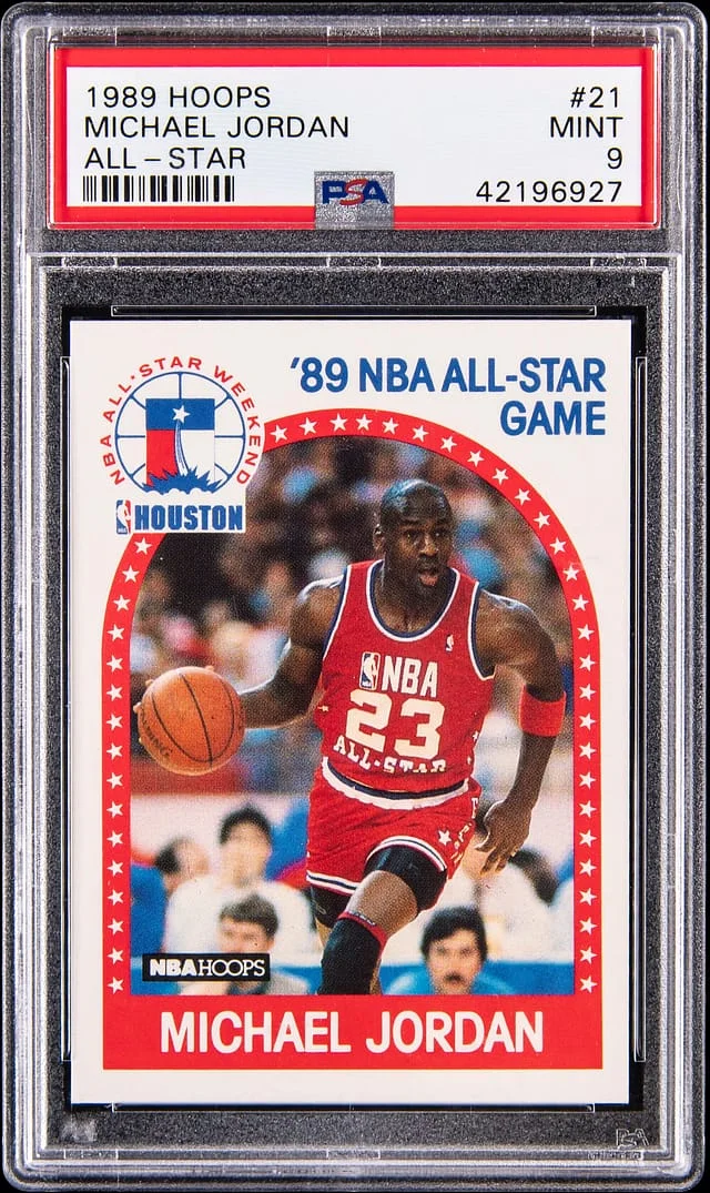 1989 NBA Hoops Michael Jordan All-Star #21 card image