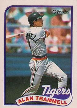 1989 O-Pee-Chee Alan Trammell #49 card image