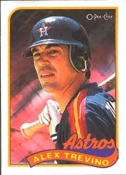 1989 O-Pee-Chee Alex Trevino #64 card image