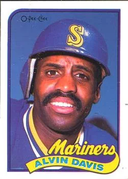 1989 O-Pee-Chee Alvin Davis #57 card image