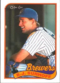 1989 O-Pee-Chee B.J. Surhoff #33 card image
