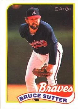 1989 O-Pee-Chee Bruce Sutter #11 card image