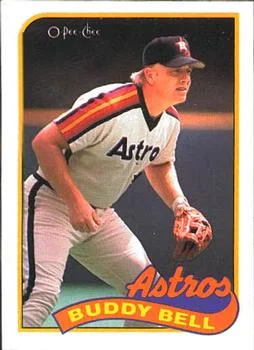 1989 O-Pee-Chee Buddy Bell #92 card image