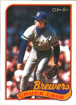 1989 O-Pee-Chee Chuck Crim #99 card image