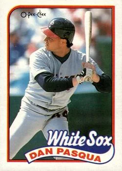 1989 O-Pee-Chee Dan Pasqua #31 card image