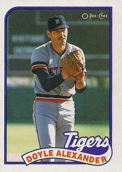 1989 O-Pee-Chee Doyle Alexander #77 card image