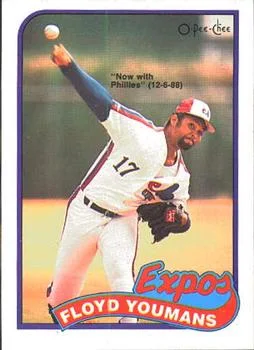 1989 O-Pee-Chee Floyd Youmans #91 card image
