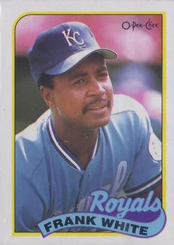 1989 O-Pee-Chee Frank White #25 card image
