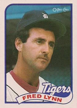1989 O-Pee-Chee Fred Lynn #27 card image