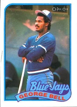 1989 O-Pee-Chee George Bell #50 card image