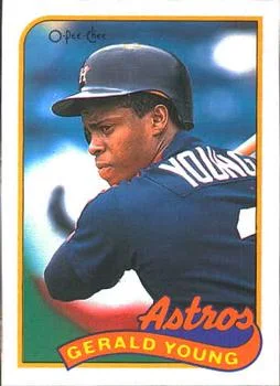 1989 O-Pee-Chee Gerald Young #95 card image