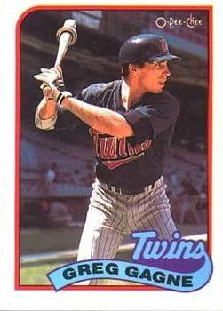 1989 O-Pee-Chee Greg Gagne #19 card image