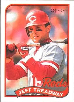 1989 O-Pee-Chee Jeff Treadway #61 card image