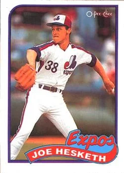 1989 O-Pee-Chee Joe Hesketh #74 card image