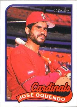 1989 O-Pee-Chee Jose Oquendo #69 card image