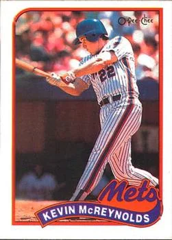 1989 O-Pee-Chee Kevin McReynolds #85 card image