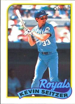 1989 O-Pee-Chee Kevin Seitzer #58 card image