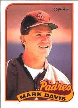 1989 O-Pee-Chee Mark Davis #59 card image